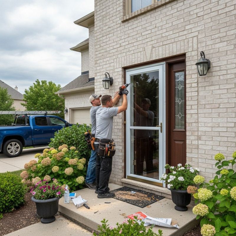 Front Door Steps Installation