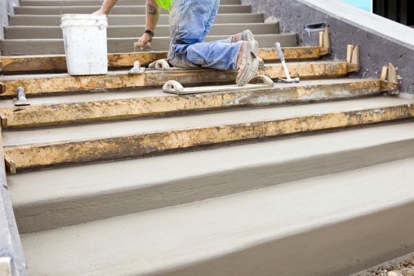 Concrete Steps Pouring in Copperas Cove