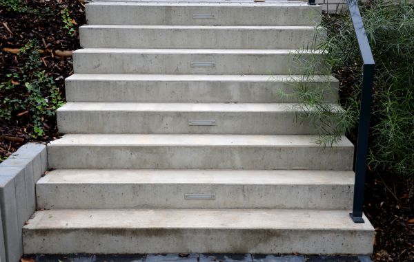 Poured Step Installation in Copperas Cove